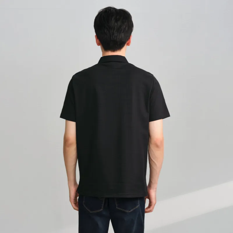 HLA Polo Shirts Men Black 31-2