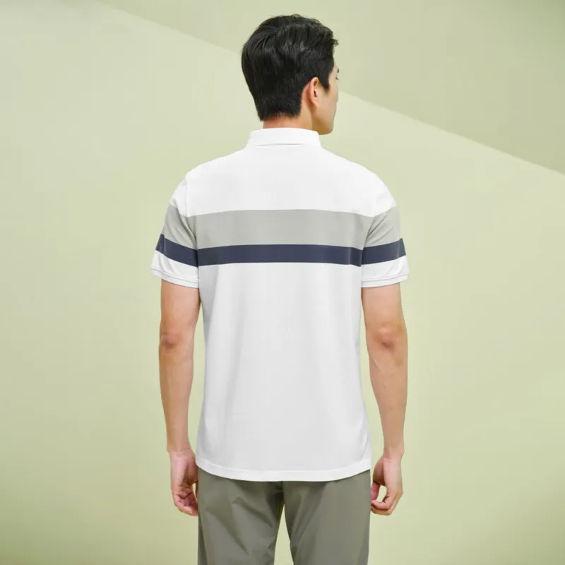 HLA Polo Shirts Men Raw White Trim 93-2
