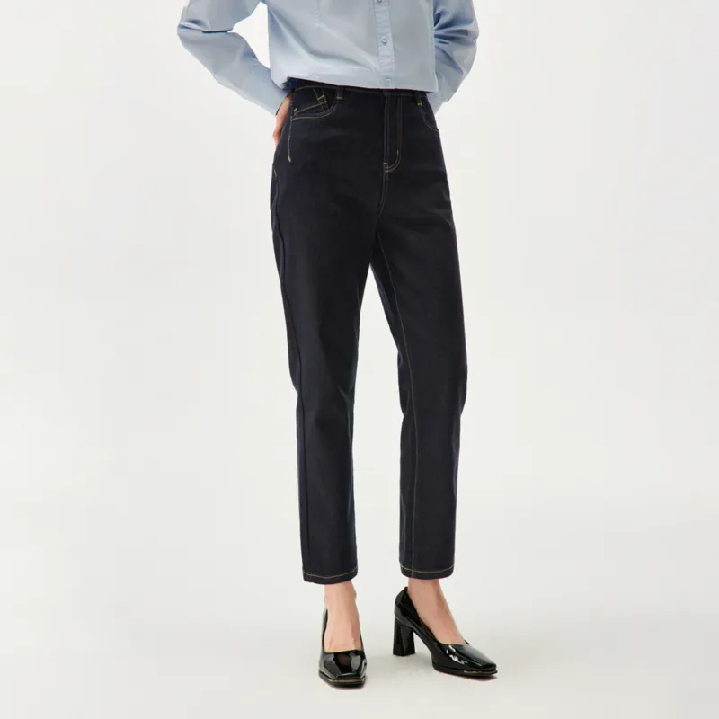 HLA Jeans Women's Denim Blue Transition Color Dark X2-2