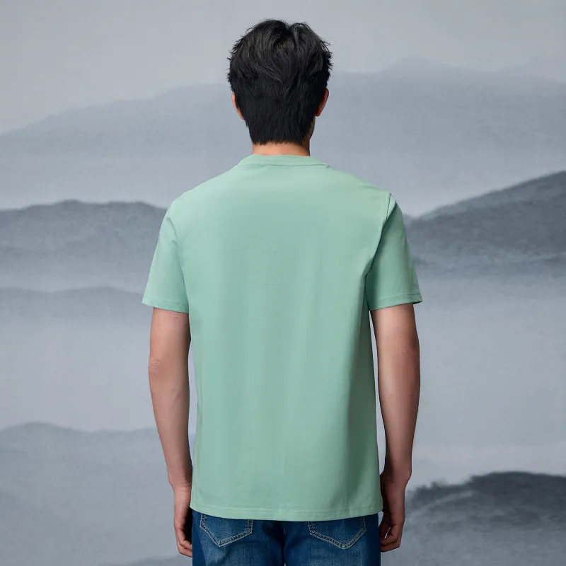 HLA The Mountain Is Not In The High Series T Shirt Men's-49