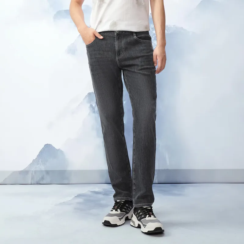 HLA Jeans Men Black Denim Gradient Medium 49-2