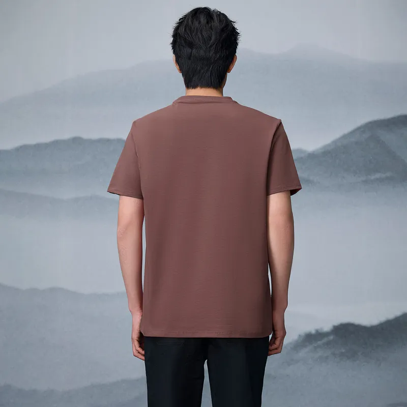 HLA The Mountain Is Not In The High Series T Shirt Men's-32