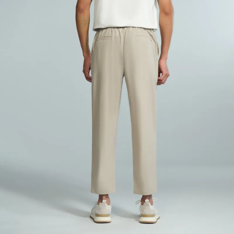 HLA Casual Pants Men's Black Pattern 16-5