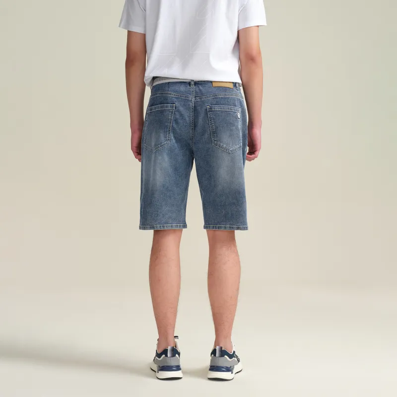 HLA Denim Shorts Men's Blue Gray Ox Transition Color Medium 08-3
