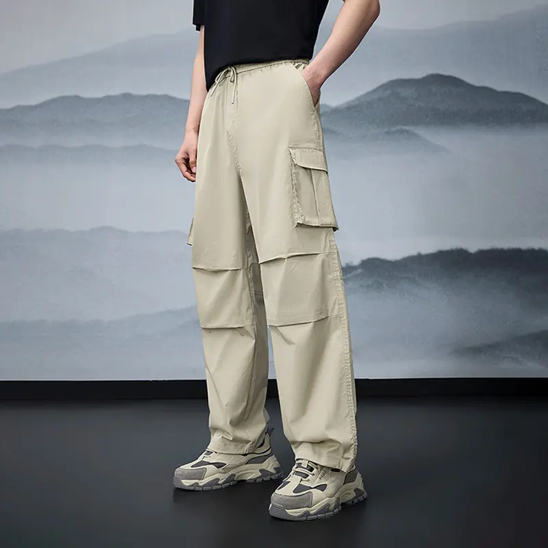 HLA Cargo Pants Men Khaki 2E-2