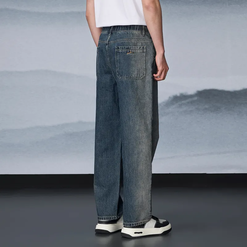 HLA Jeans Men's Blue Gray Denim Gradient-5