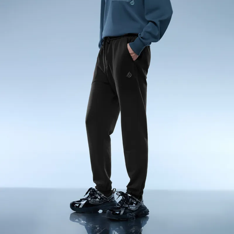 HLA Casual Pants Men's Black 4A-2