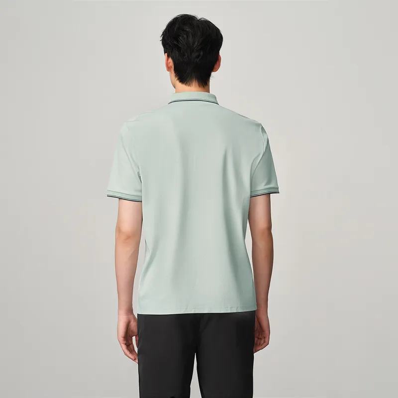HLA Polo Shirt Men's Light Pea Green-2