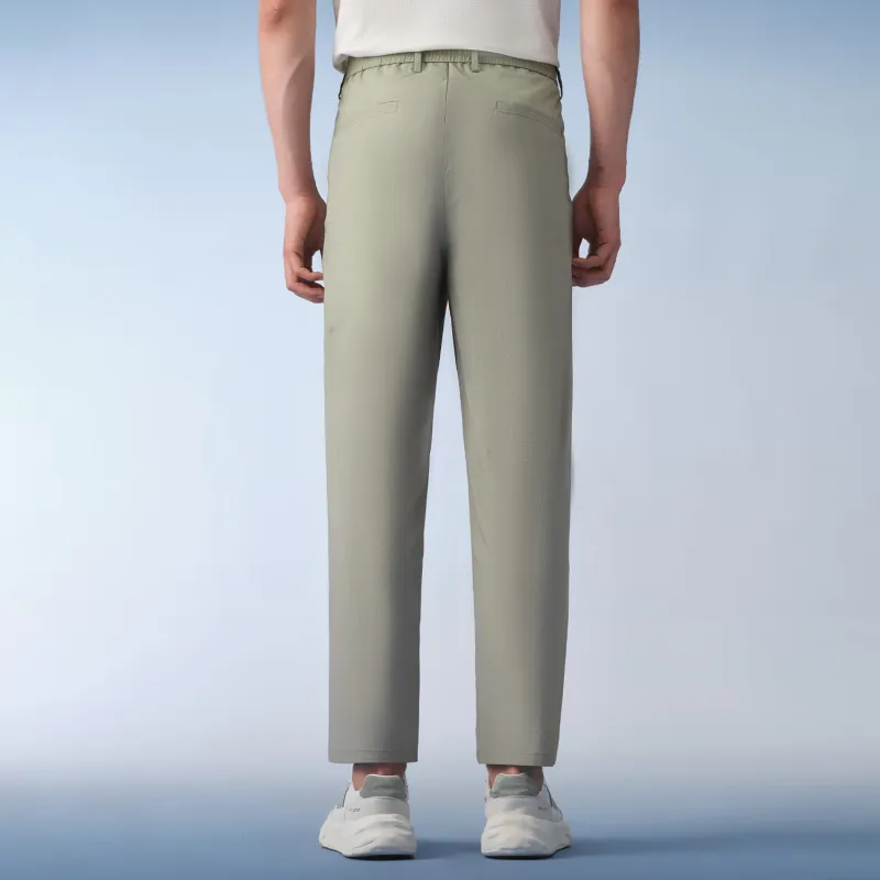 HLA Casual Pants Men Light Green B9-2