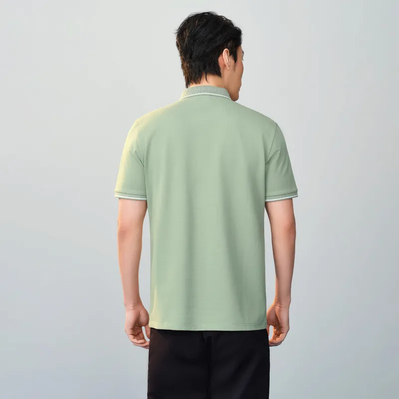HLA Polo Shirts Men Pea Green 27-2