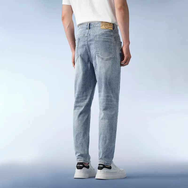 HLA Jeans Men Blue Gray Denim Gradient Light 63-4