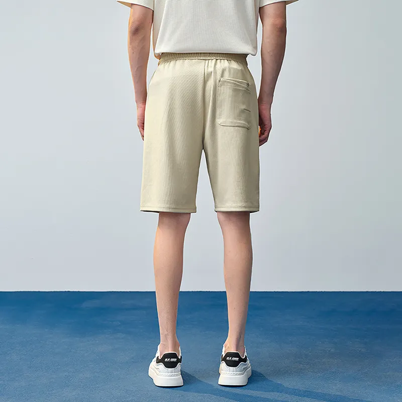 HLA Casual Shorts Men Khaki 54-3