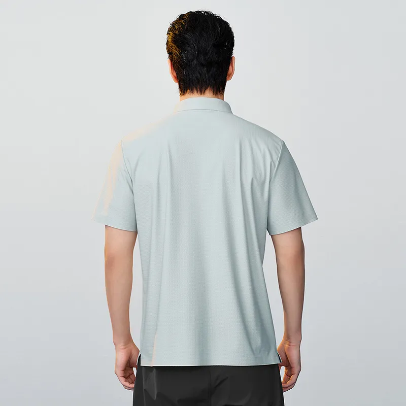 HLA Polo Shirt Men's Light Aqua Green A3-2