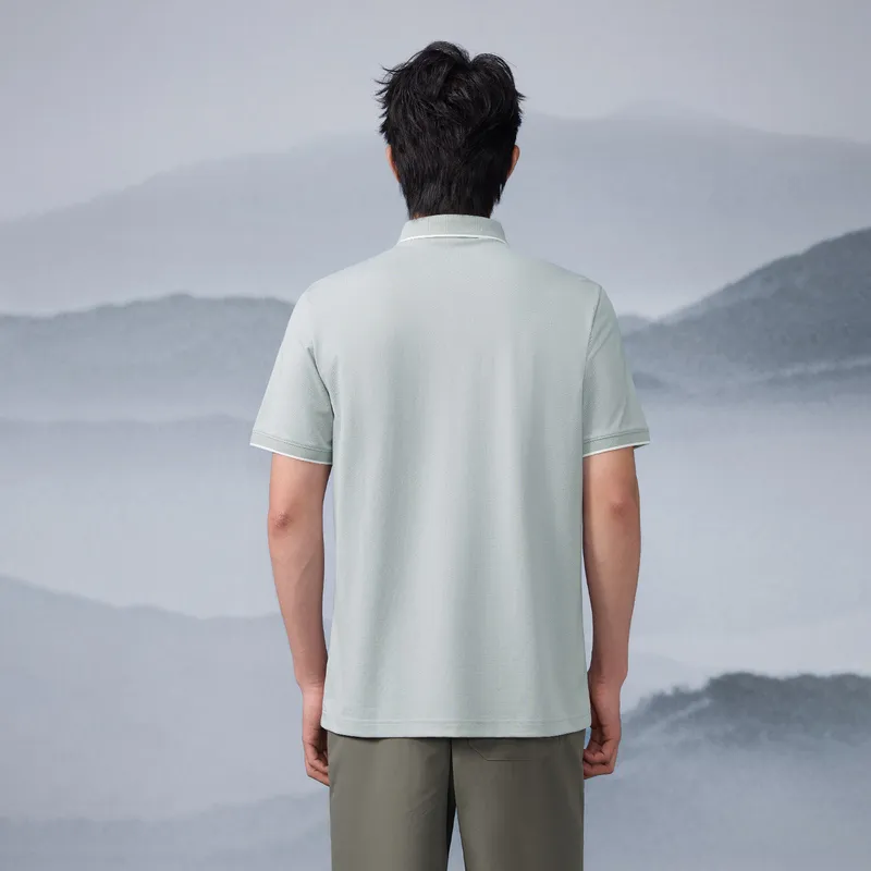 HLA The Mountain Is Not In The High Series Polo Shirt Men's-9