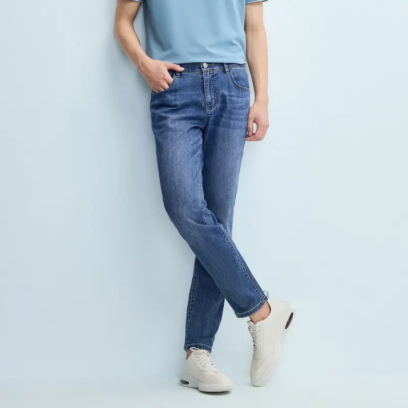 HLA Jeans Men's Denim Blue Transition Color-2