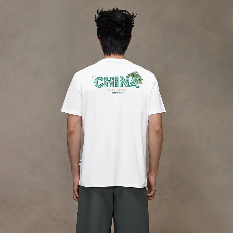 HLA T Shirts Men Bleached Pattern R5-2