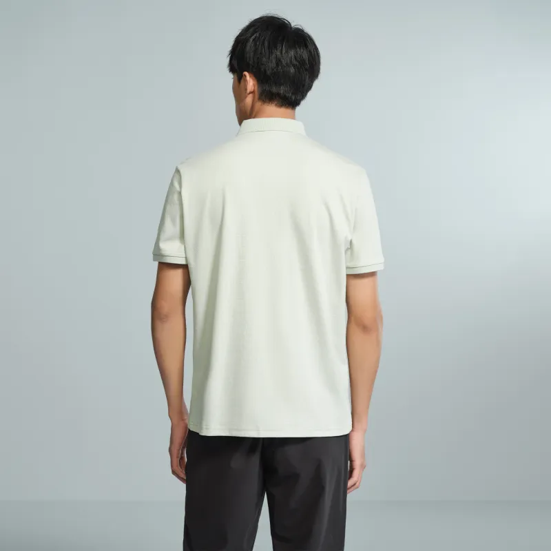 HLA Polo Shirts Men Light Green 46-2