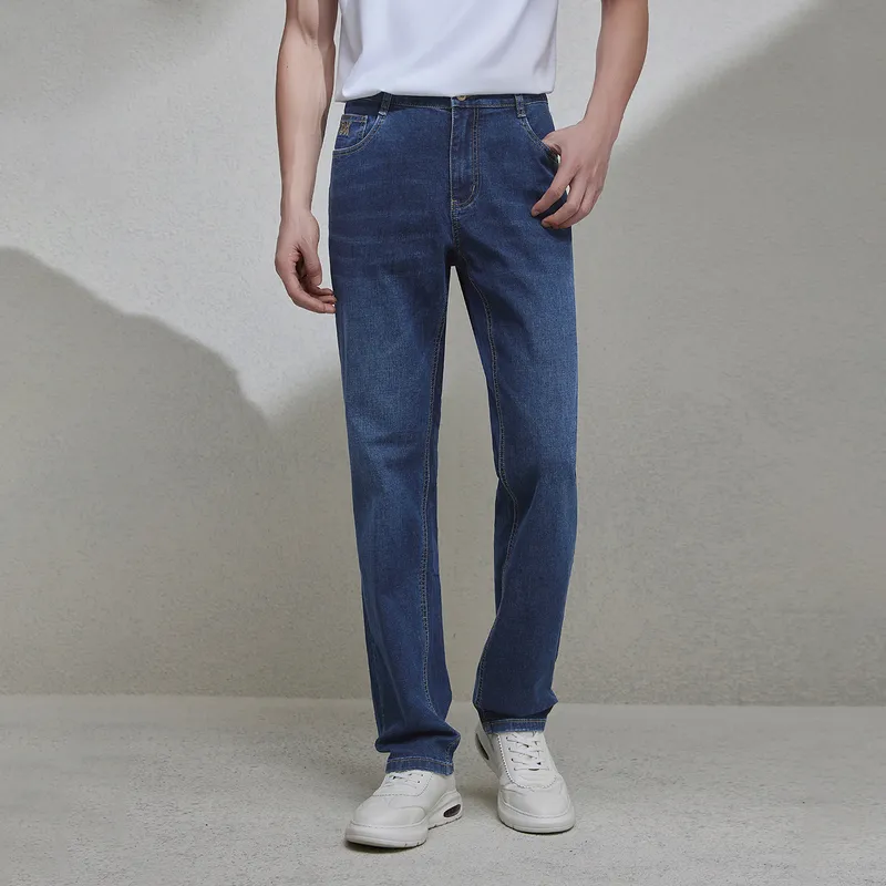 HLA Jeans Men Denim Blue Transitional Color Dark 05-2
