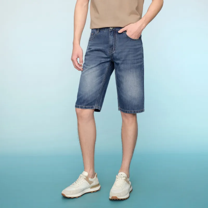 HLA Jeans Men Blue Gray Denim Gradient Light 13-2