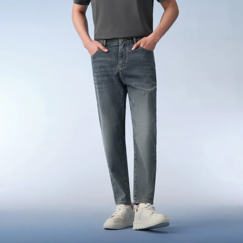 HLA Jeans Men Blue Gray Denim Gradient Medium 62-2