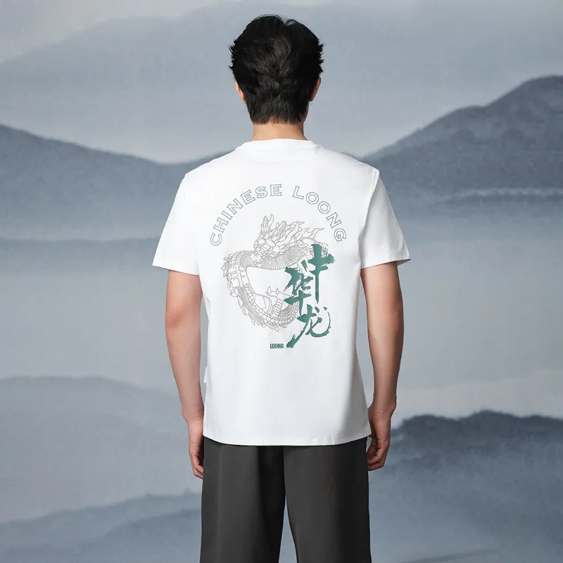 HLA T Shirts Men Bleached Pattern R6-2