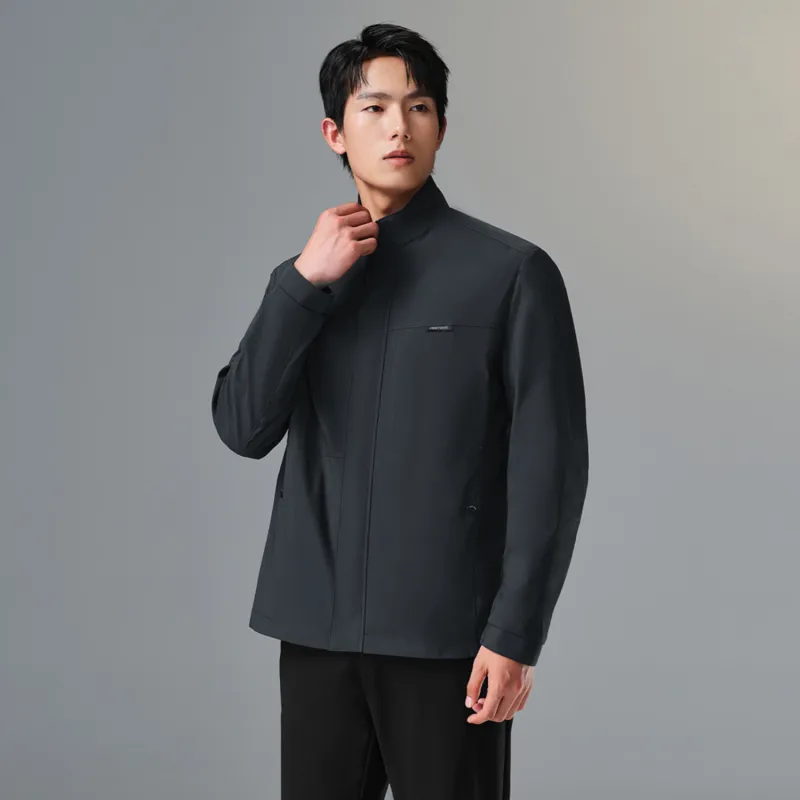 HLA Jackets Men Navy Blue G7-2