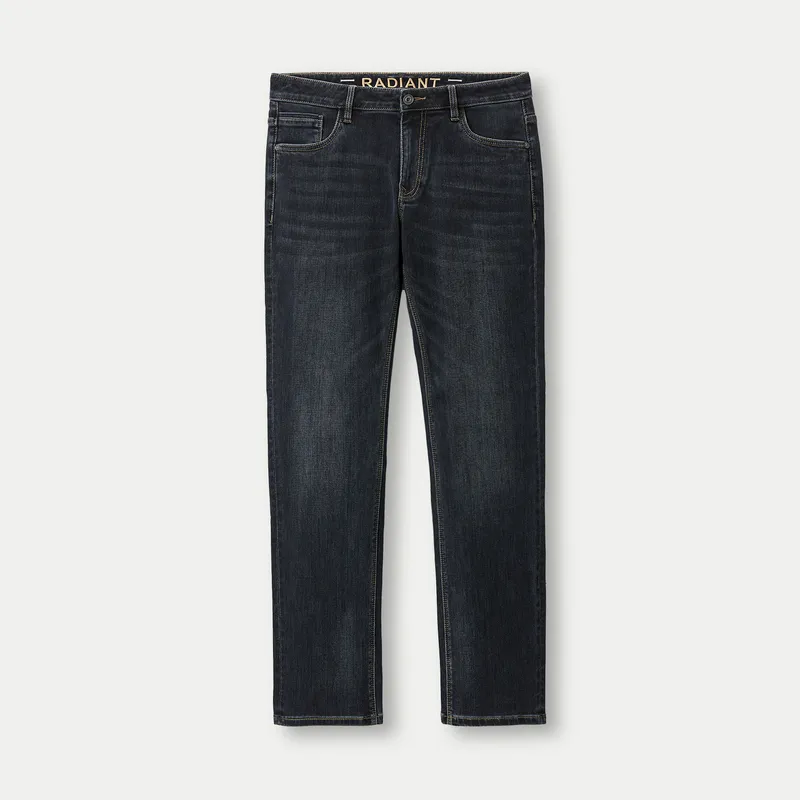 HLA Jeans Men Blue Gray Denim Gradient Dark G3-2