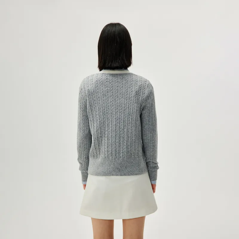 HLA Sweater Women's Heather Gray Y3-2