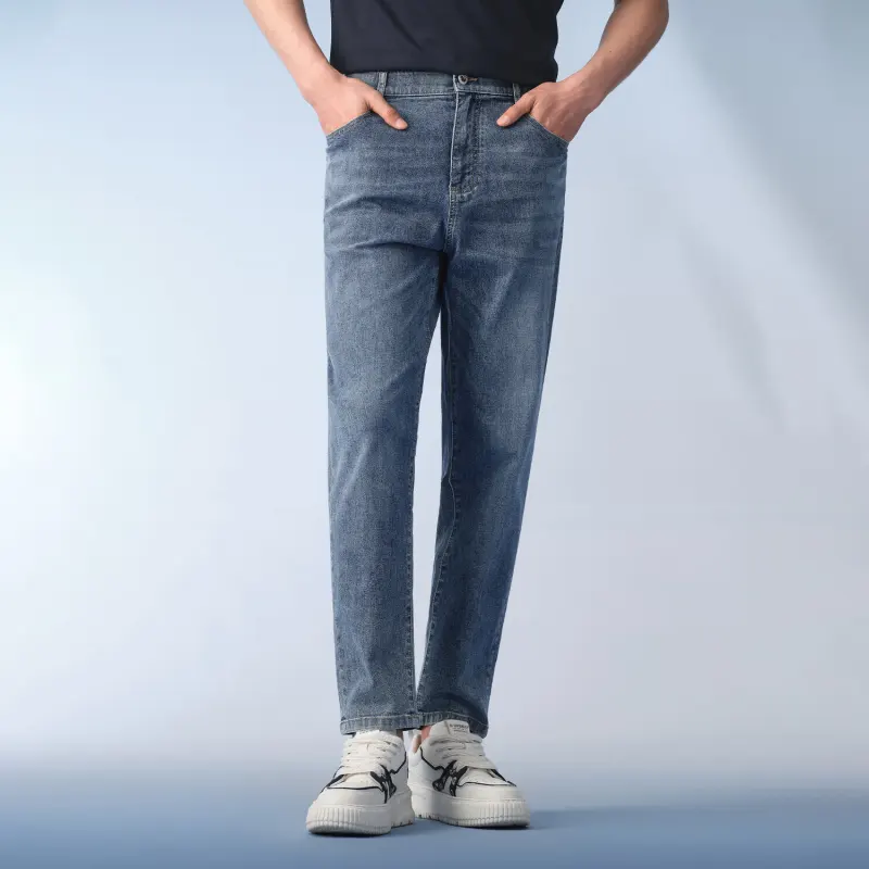 HLA Jeans Men's Blue Gray Denim Gradient-6