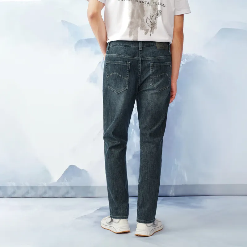 HLA Jeans Men Blue Gray Denim Gradient Medium 47-2