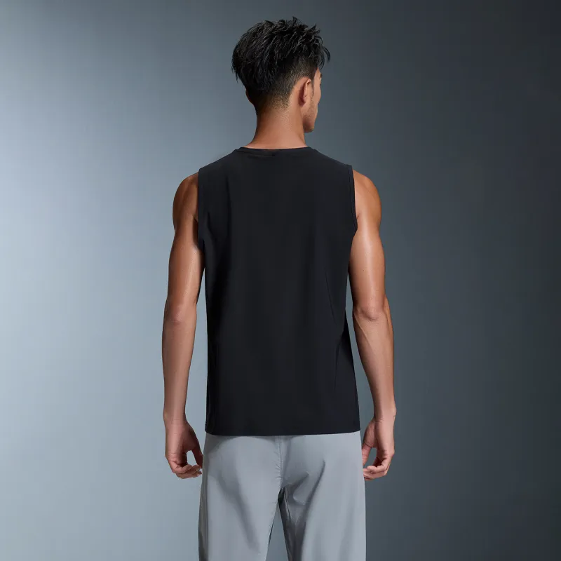 HLA Tank Tops Men Navy Blue 02-2