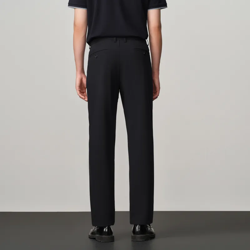 HLA Casual Pants Men Navy Blue 73-3