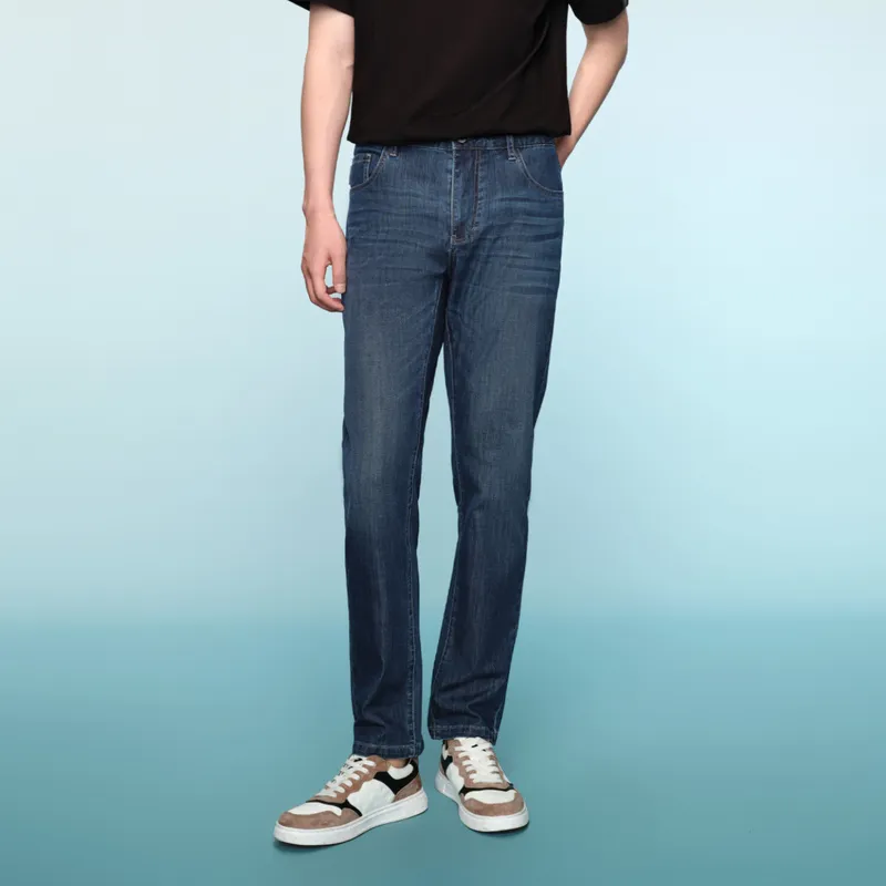 HLA Jeans Men Denim Blue Transition Color Dark 35-2