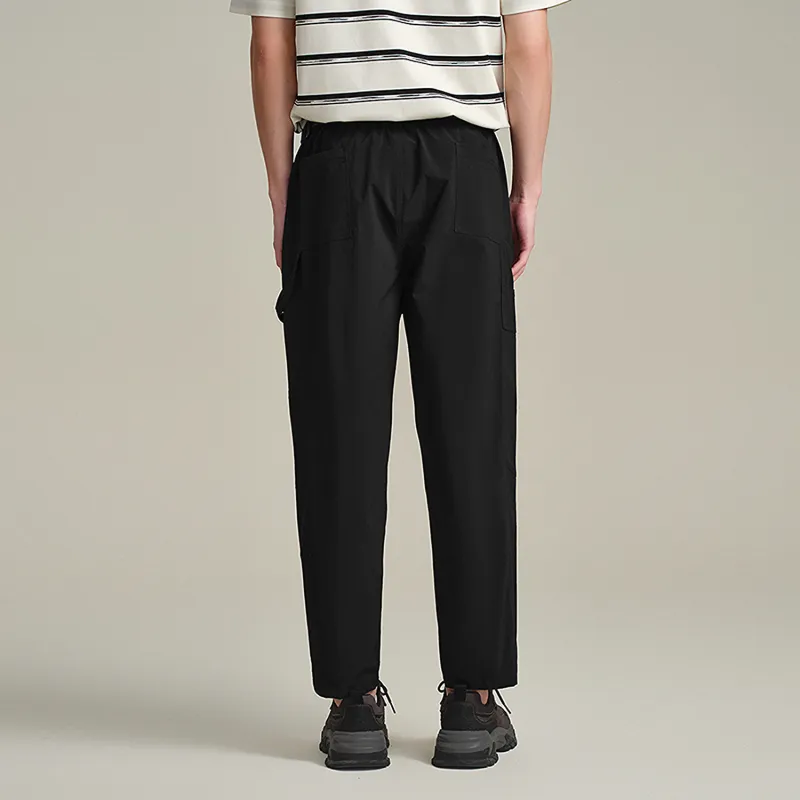 HLA Casual Pants Men Black 79-3
