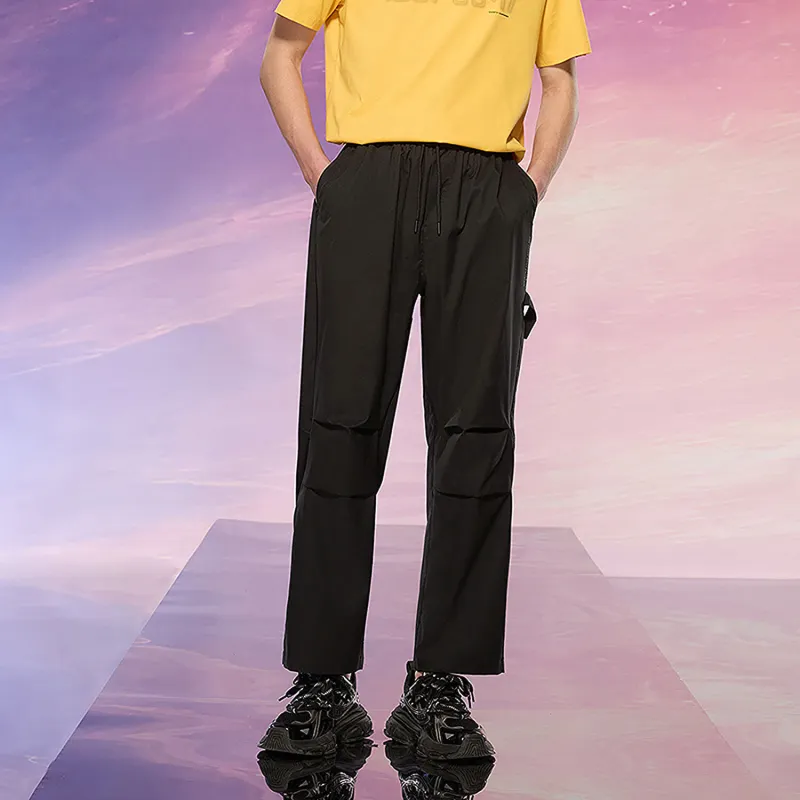 HLA Casual Pants Men's Black 1 C-2