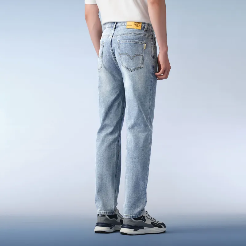 HLA Jeans Men's Denim Blue Transition Color-3