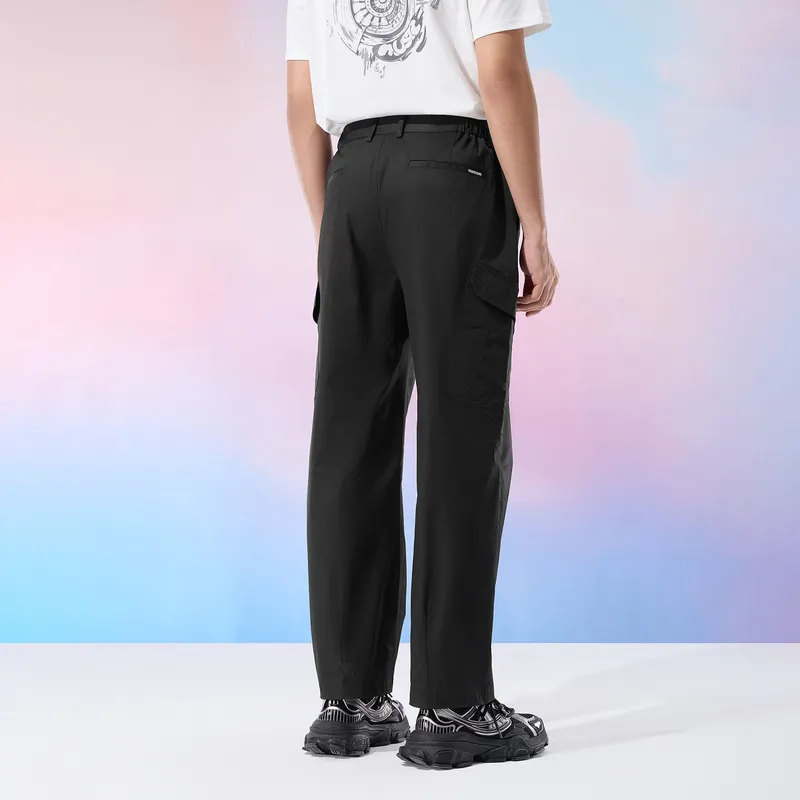 HLA Cargo Pants Men Black 1 8-5