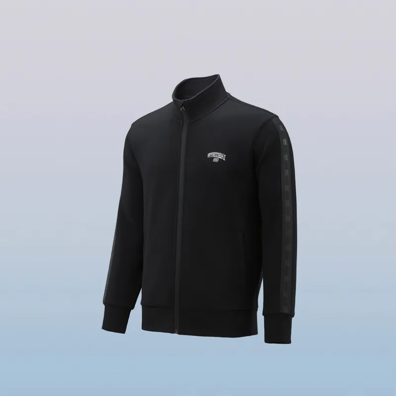 HLA Sweatshirts Men Black 4K-4