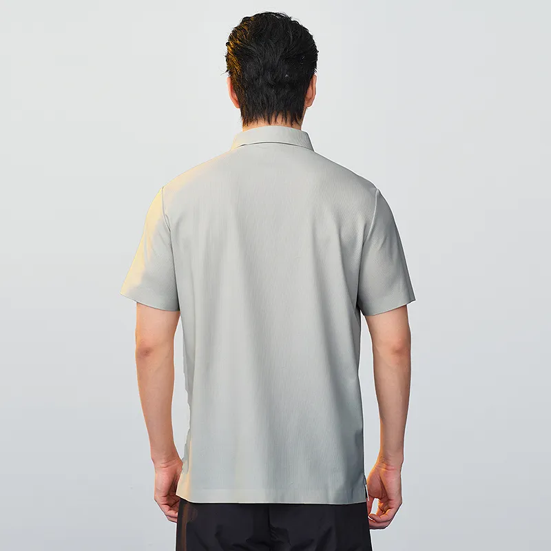 HLA Polo Shirts Men Light Aqua Green J2-2