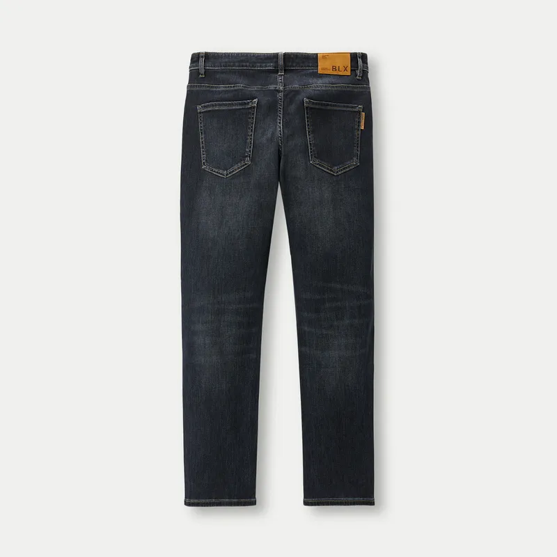 HLA Jeans Men Blue Gray Denim Gradient Dark G3-3
