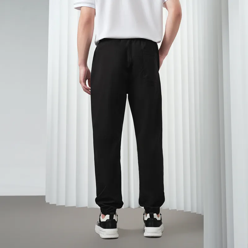 HLA Casual Pants Men Black 20-3