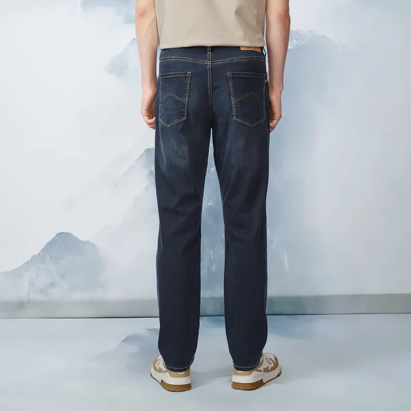 HLA Jeans Men Denim Blue Transition Color Dark 53-3