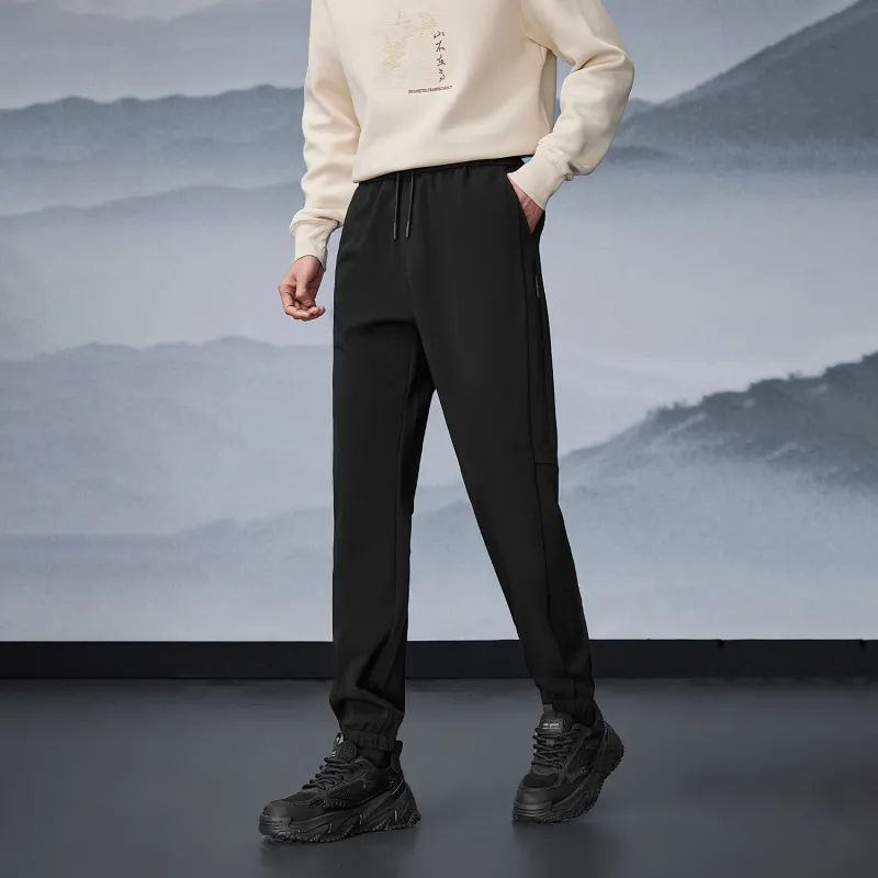 HLA The Mountain Is Not In The High Series Casual Pants Men-6