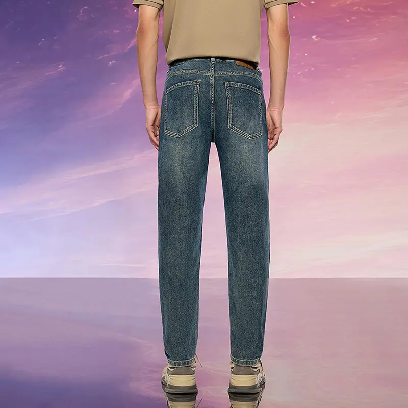 HLA Jeans Men Blue Gray Denim Gradient Medium 38-7