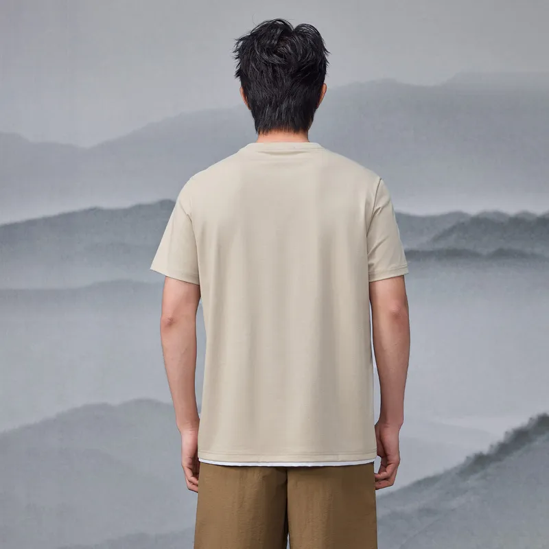 HLA The Mountain Is Not In The High Series T-Shirt Men's-2