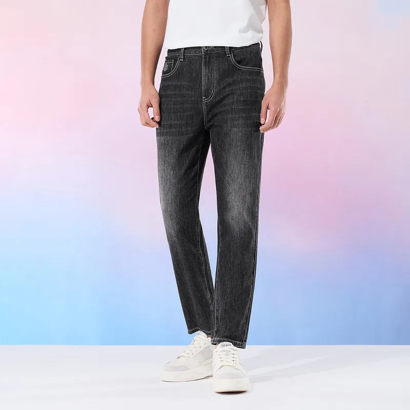 HLA Jeans Men's Black Bull Transition Color-2