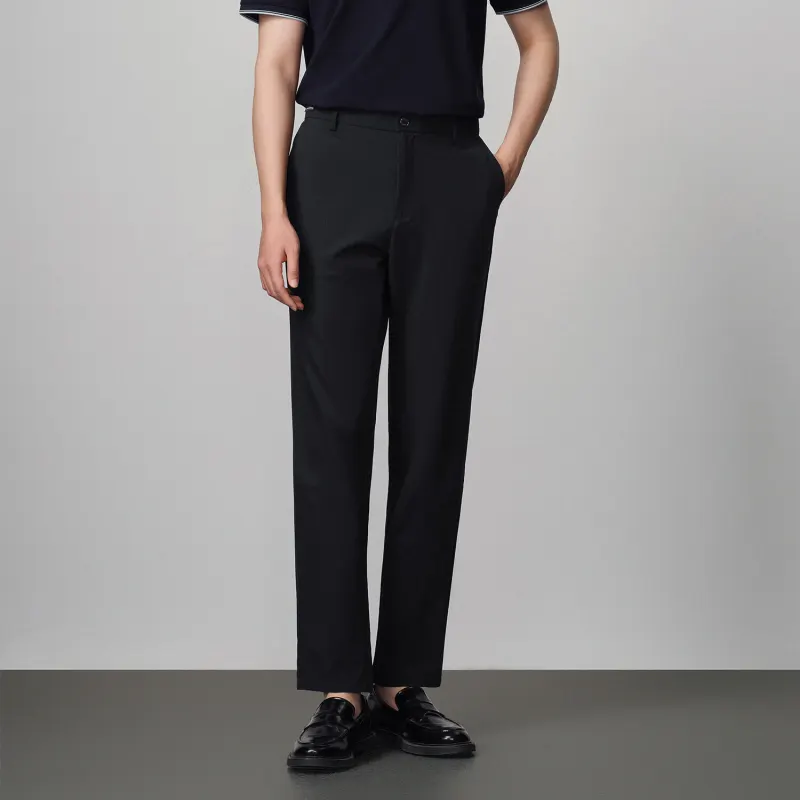 HLA Casual Pants Men Navy Blue 73-2