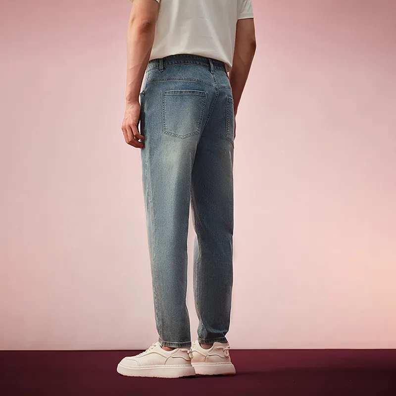 HLA Jeans Men's Blue Gray Denim Gradient-3