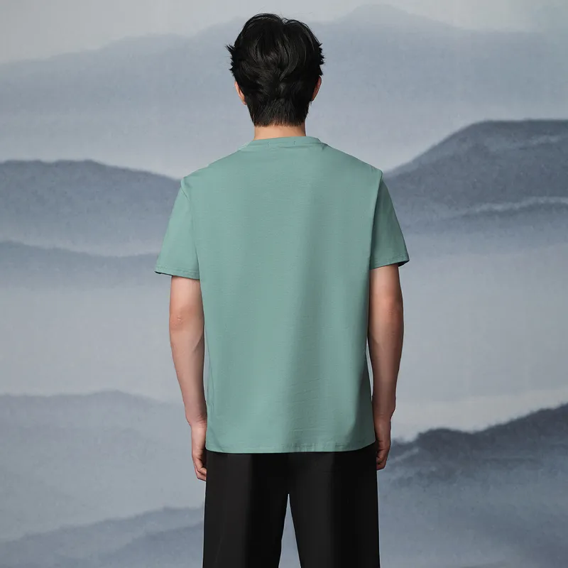 HLA The Mountain Is Not In The High Series T Shirt Men's-23