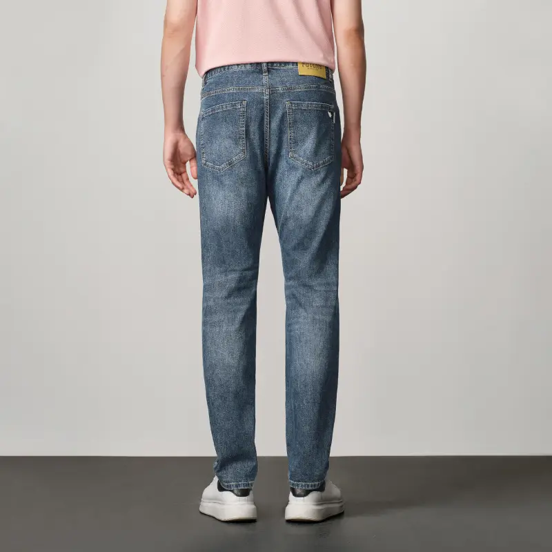 HLA Jeans Men's Blue Gray Denim Gradient-2